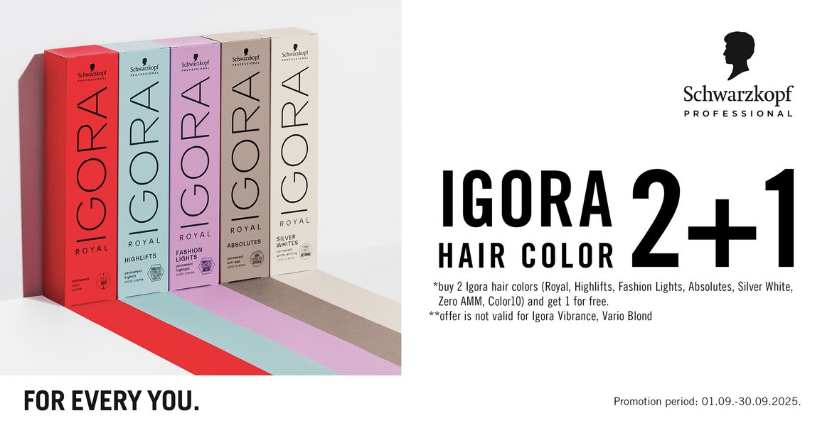 Special prices for SCHWARZKOPF products