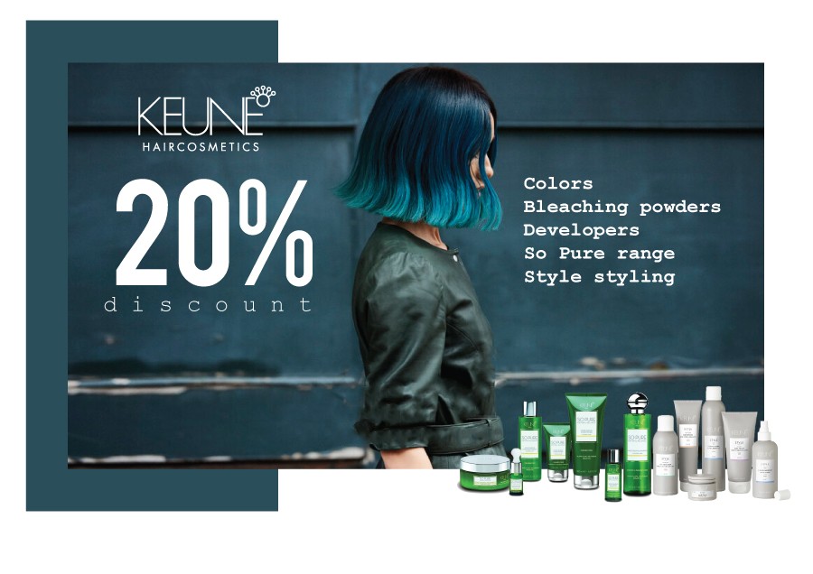 Special prices for KEUNE products