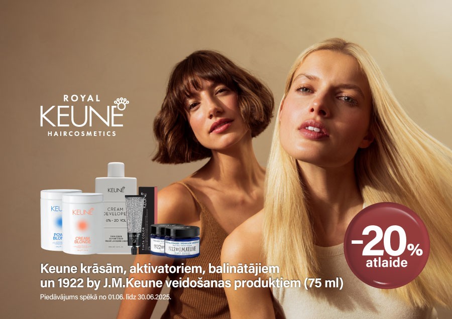 Akcija uz KEUNE produkciju