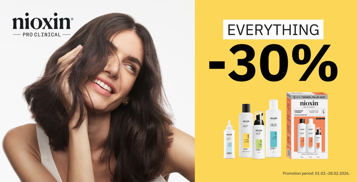 Special prices for NIOXIN products