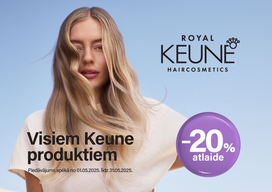 Akcija uz KEUNE produkciju