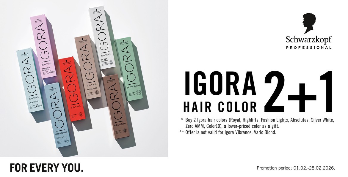 Special prices for SCHWARZKOPF products