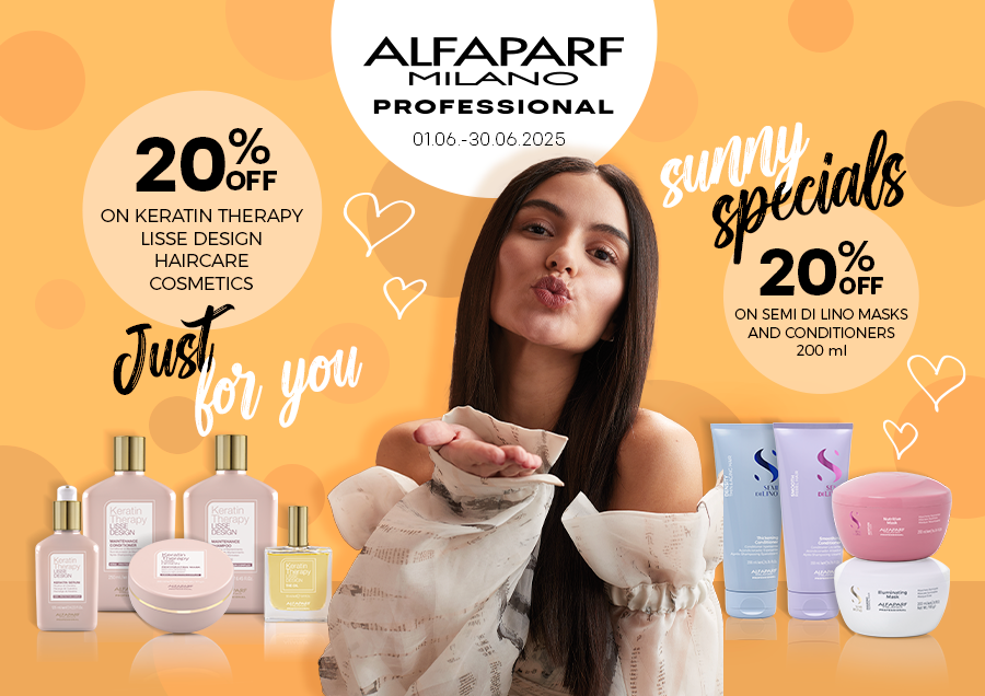 Special prices for ALFAPARF products