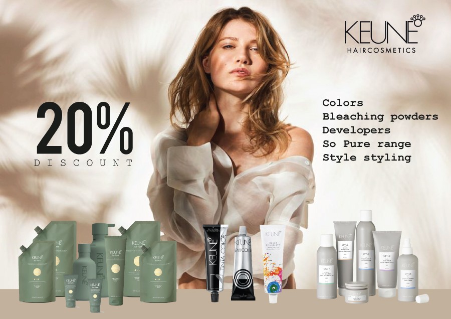 Special prices for KEUNE products