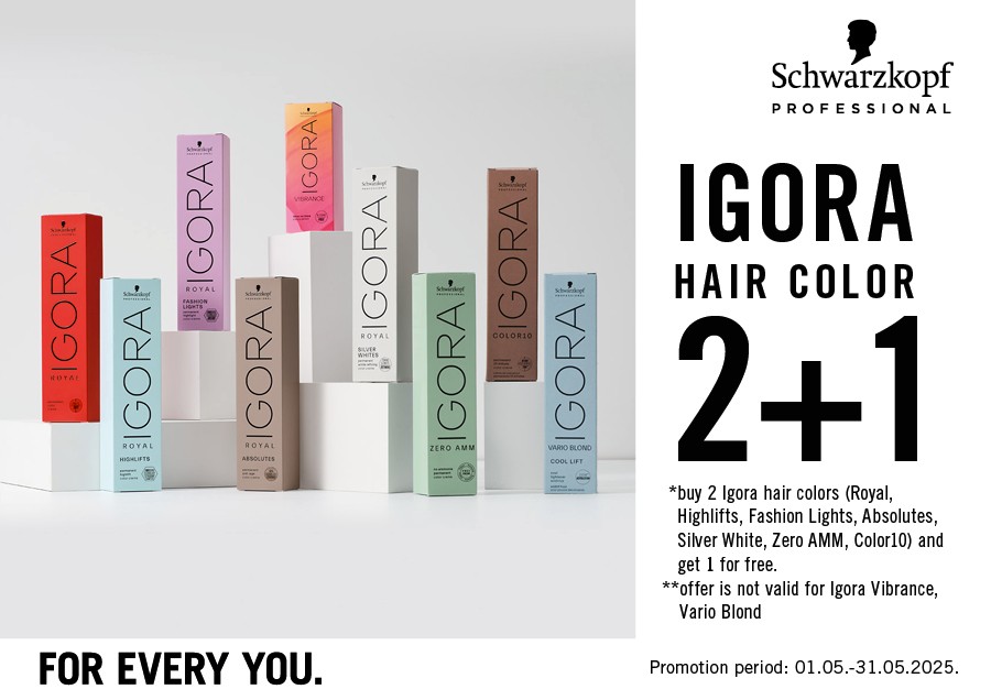 Special prices for SCHWARZKOPF products