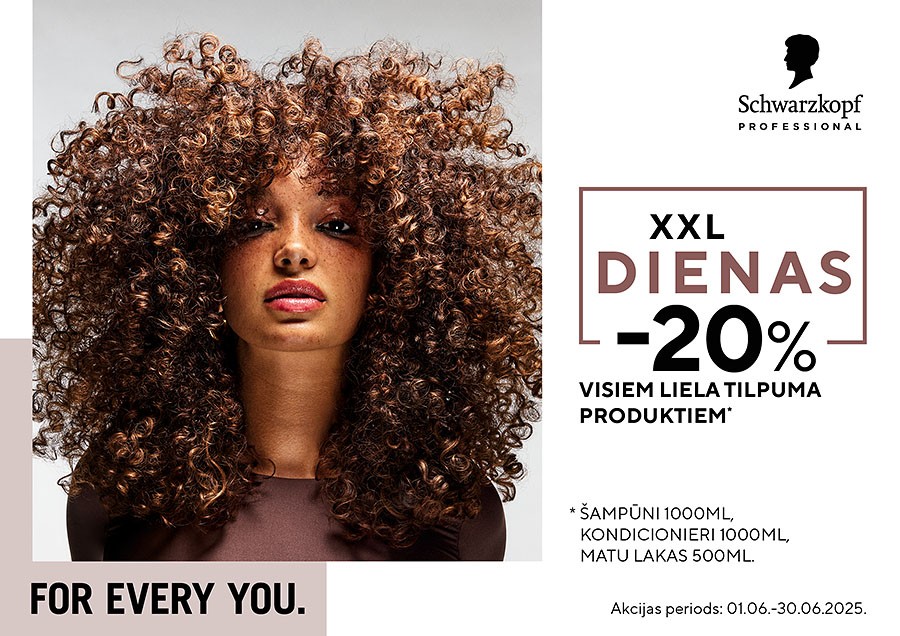 Akcija uz SCHWARZKOPF produkciju