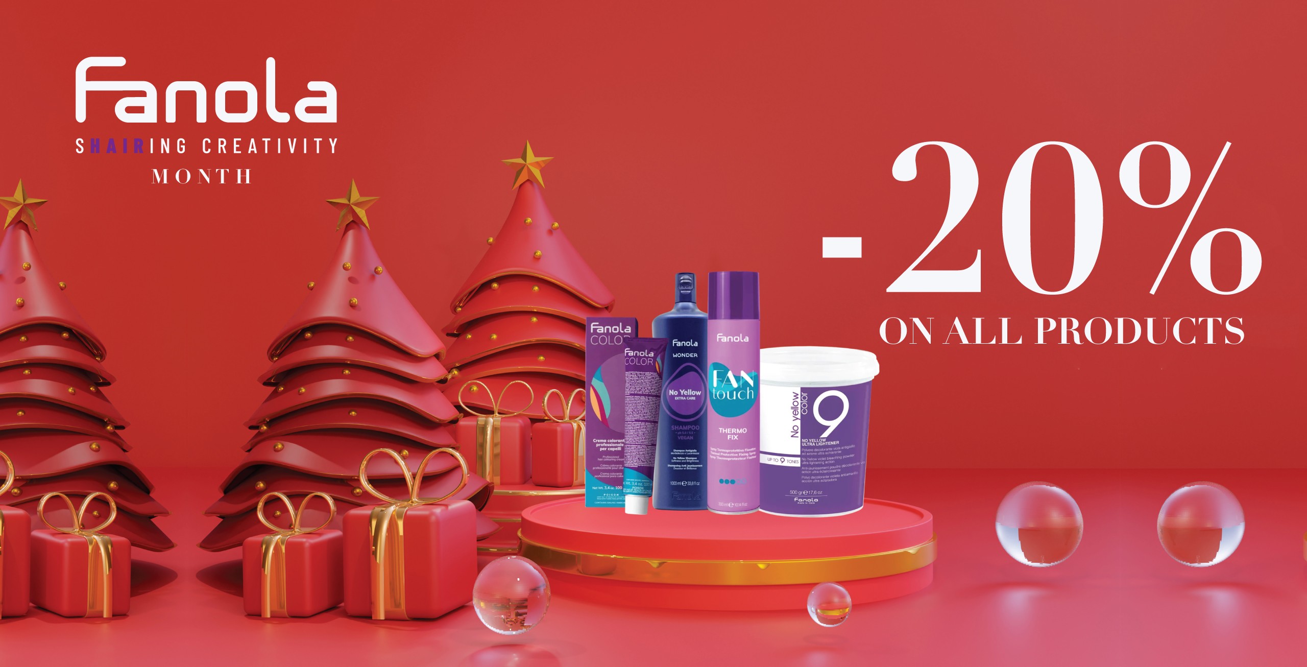 Special prices for FANOLA products