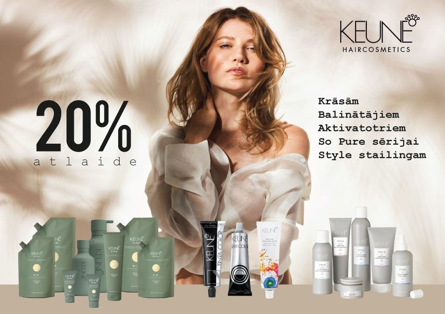 Akcija uz KEUNE produkciju