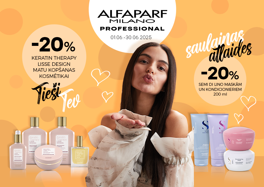 Akcija uz ALFAPARF produkciju