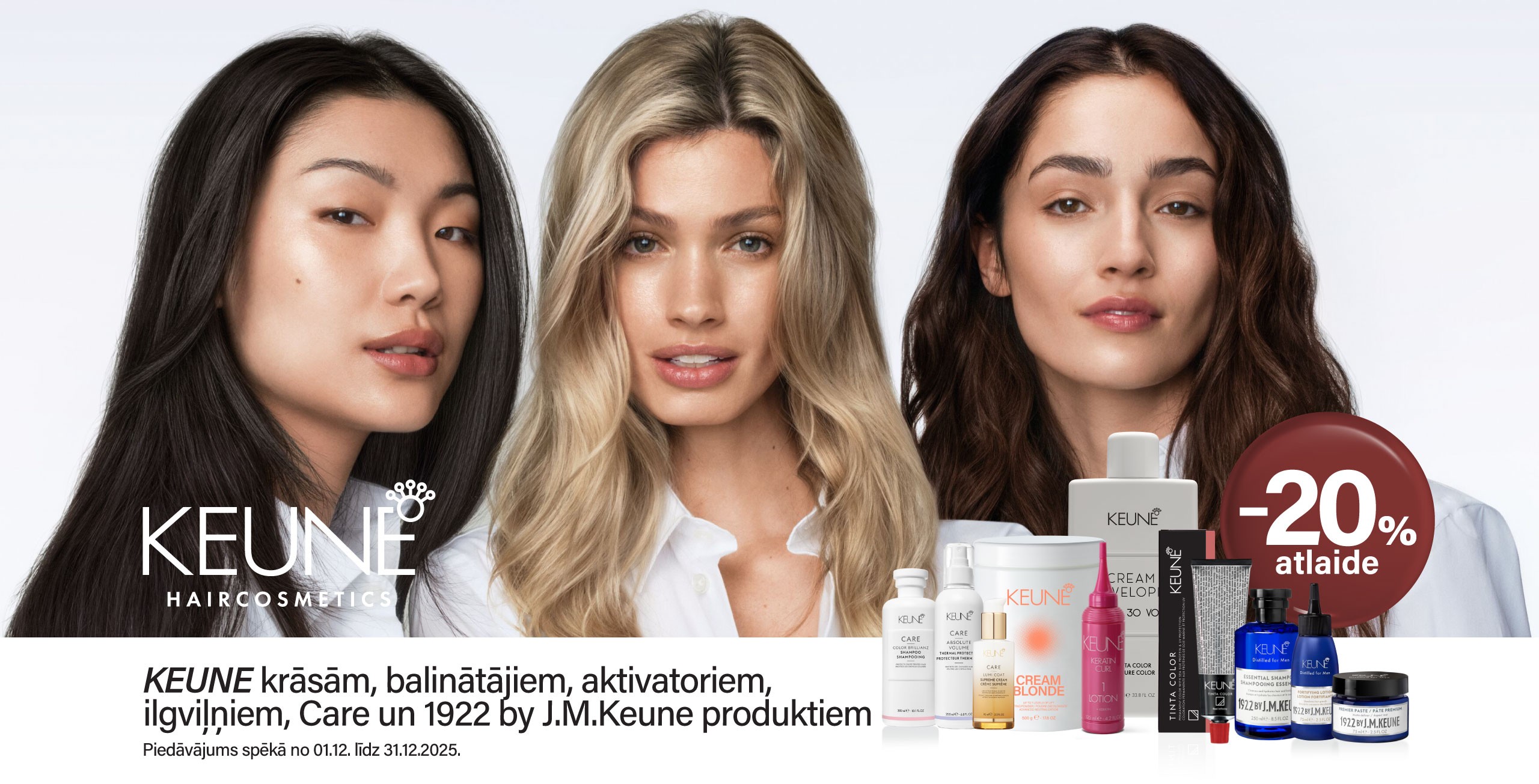 Akcija uz KEUNE produkciju